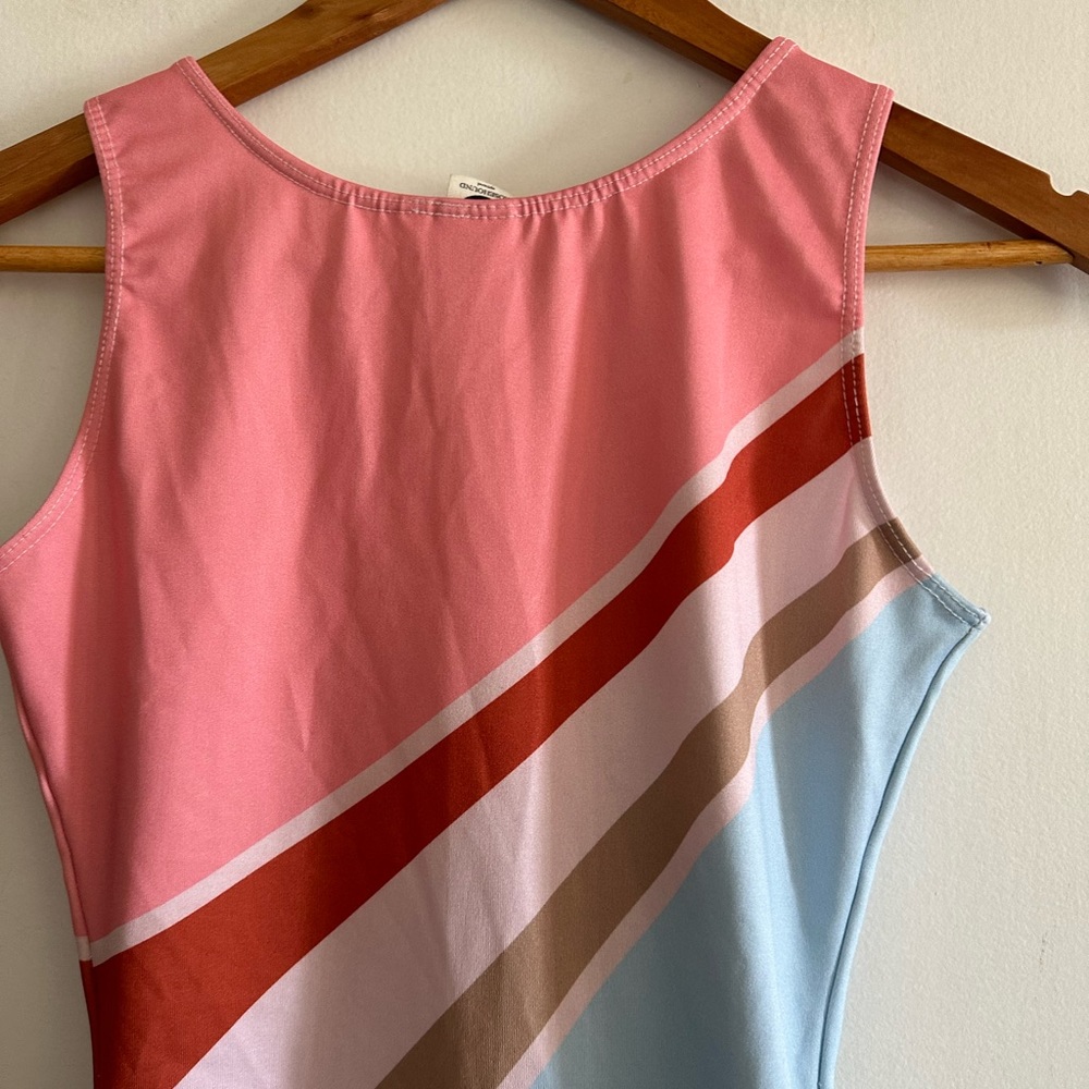 Rosehound Apparel Pink/Blue Fun One Piece Swimsuit size XS EUC - Picture 5 of 8